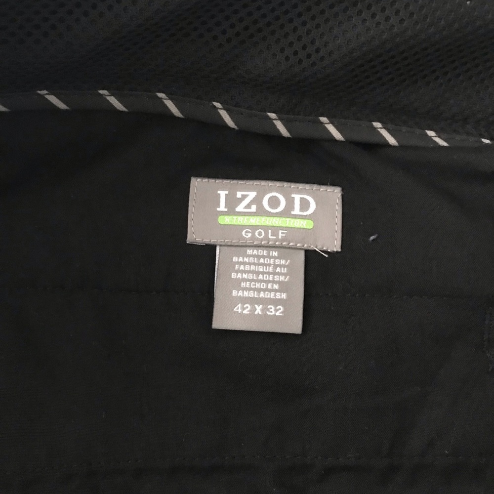 Black IZod golf pants